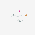Structure of 3-BROMO-2-FLUOROSTYRENE 95%