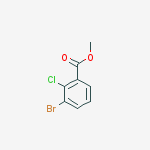 Structure of methyl 3-bromo-2-chlorobenzoate