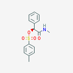 Structure of (S)-2-(METHYLAMINO)-2-OXO-1-PHENYLETHYL 4-METHYLBENZENESULFONATE