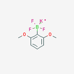 Structure of POTASSIUM 2,6-DIMETHOXYPHENYLTRIFLUOROB&