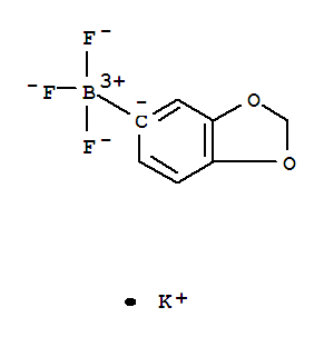 Structure of POTASSIUM 3,4-(METHYLENEDIOXY)PHENYLTRI&