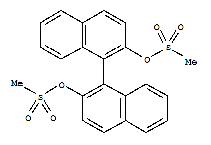 Structure of (S)-(+)-1,1'-BI-2-NAPHTHYL DIMETHANESUL&