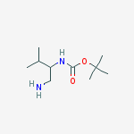 Structure of 2-(Boc-amino)-3-methylbutylamine