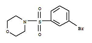 Structure of 4-(3-BROMOPHENYLSULFONYL)MORPHOLINE