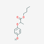 Structure of (R)-butyl 4-(2-hydroxyphenoxy)propanoate