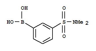 N,N-二甲基-3-硼苯磺酰胺结构式