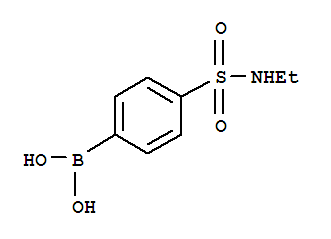 Structure of 4-(N-ETHYLSULPHONAMIDO)BENZENEBORONIC ACID