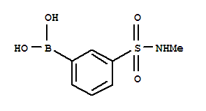3-硼苯磺酰胺甲酯结构式