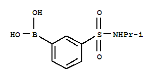 Structure of 3-(N-ISOPROPYLSULFAMOYL)PHENYLBORONIC ACID