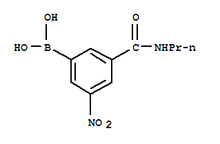 Structure of 3-(PROPYLCARBAMOYL)-5-NITROPHENYLBORONIC ACID