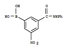 Structure of 3-(PHENYLAMINOCARBONYL)-5-NITROPHENYLBORONIC ACID