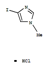 Structure of 4-IODO-1-METHYL-1H-IMIDAZOLE, HCL