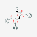 Structure of (S)-3-((2R,3S,5S)-5-Allyl-3-(benzyloxy)-4-oxotetrahydrofuran-2-yl)propane-1,2-diyl dibenzoate