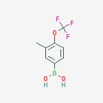 Structure of 3-METHYL-4-(TRIFLUOROMETHOXY)PHENYLBORONIC ACID