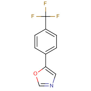 Structure of Oxazole, 5-[4-(trifluoromethyl)phenyl]-