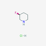 (S)-3-氟哌啶盐酸盐结构式