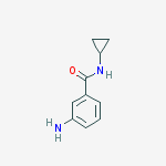 Structure of 3-Amino-N-cyclopropylbenzamide