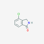 Structure of 4-CHLORO-2,3-DIHYDRO-ISOINDOL-1-ONE