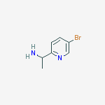 Structure of 1-(5-bromopyridin-2-yl)ethanamine
