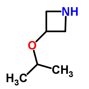 3-异丙氧基氮杂环丁烷结构式