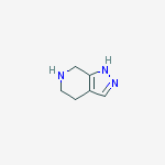 4,5,6,7-TETRAHYDRO-1H-PYRAZOLO[3,4-C]PYRIDINE, 95%结构式