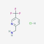 Structure of (5-(TRIFLUOROMETHYL)PYRIDIN-2-YL)METHANAMINE HYDROCHLORIDE