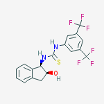 Structure of 1-(3,5-Bis(trifluoromethyl)phenyl)-3-((1R,2S)-2-hydroxy-2,3-dihydro-1H-inden-1-yl)thiourea