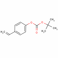 Structure of TERT-BUTYL 4-VINYLPHENYL CARBONATE