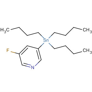 Structure of 3-Fluoro-5-(tributylstannyl)pyridine