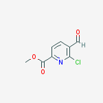 Structure of Methyl 6-chloro-5-formylpyridine-2-carboxylate