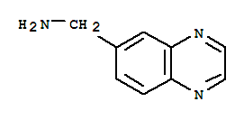 Structure of 6-Quinoxalinemethanamine