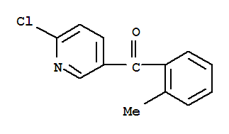 (6-CHLOROPYRIDIN-3-YL)-O-TOLYL-METHANONE结构式