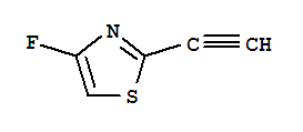 Structure of Thiazole,  2-ethynyl-4-fluoro-