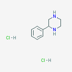 Structure of 2-PHENYLPIPERAZINE DIHYDROCHLORIDE