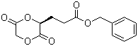 Structure of (2S)-3,6-Dioxo-1,4-dioxane-2-propanoic acid benzyl ester