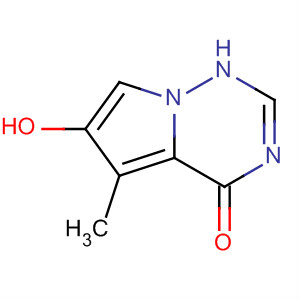 Structure of Pyrrolo[2,1-f][1,2,4]triazin-4(1H)-one, 6-hydroxy-5-methyl-