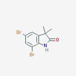 Structure of 5,7-Dibromo-3,3-dimethylindolin-2-one
