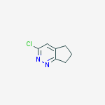 Structure of 3-chloro-6,7-dihydro-5h-cyclopenta[c]pyridazine