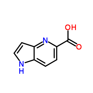 Structure of 1H-pyrrolo[3,2-b]pyridine-5-carboxylic acid