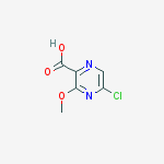 Structure of 5-chloro-3-methoxypyrazine-2-carboxylic Acid