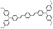 Structure of 1,4-Bis[(E)-4-[bis(4-methoxyphenyl)amino]styryl]benzene