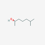 Structure of (2S)-6-Methylheptan-2-ol