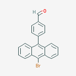 Structure of Benzaldehyde, 4-(10-bromo-9-anthracenyl)-