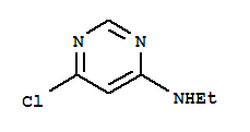 4-氯-6-乙基氨基嘧啶结构式