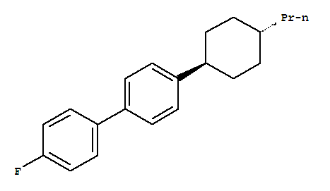 Structure of TRANS-4-(4-PROPYLCYCLOHEXYL)-4-FLUOROBIPHENYL