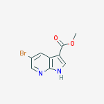 Structure of Methyl 5-bromo-7-azaindole-3-carboxylate