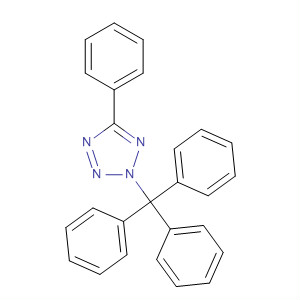 5-苯基-2-三苯甲基四氮唑结构式