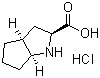 Structure of (E)-(-)-Octahydrocyclopenta[b]pyrrole-2-carboxylic acid hydrochloride