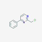 2-(Chloromethyl)-4-phenylpyrimidine结构式
