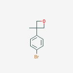 3-溴苯基-3-甲基氧杂环丁烷结构式